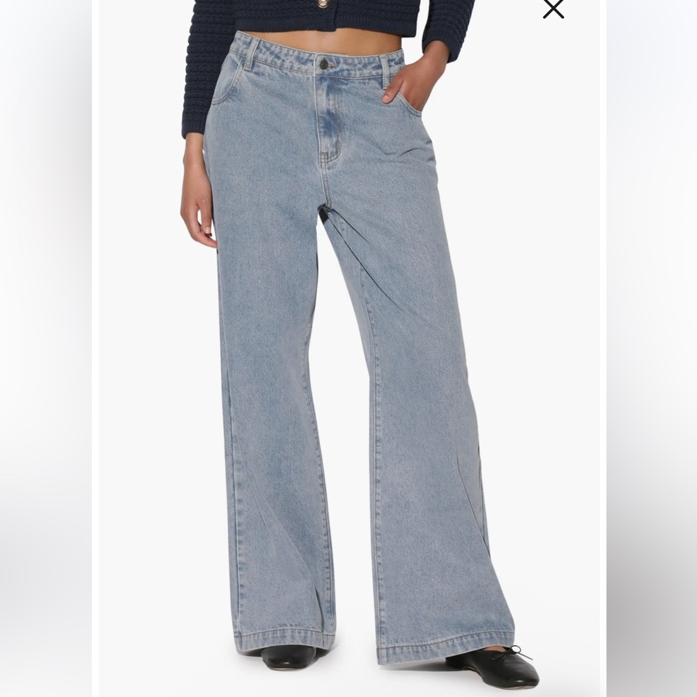 Walter Baker Light Blue wide leg Jeans